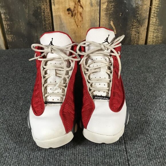 Nike Air Jordan 13 Retro PS Gym Red Flint sneakers kids size 3Y - Picture 3 of 9